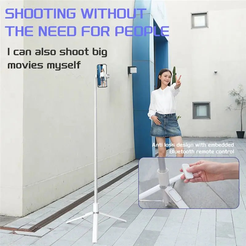 Automatic Base Opening Selfie Stick
